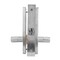 Trans Atlantic Co. DXML Series Brushed Chrome Grade 1 Passage Mortise Lock Door Handle with Escutcheon Left-Handed Lever DL-DXML10SELH-US26D - alternate 2